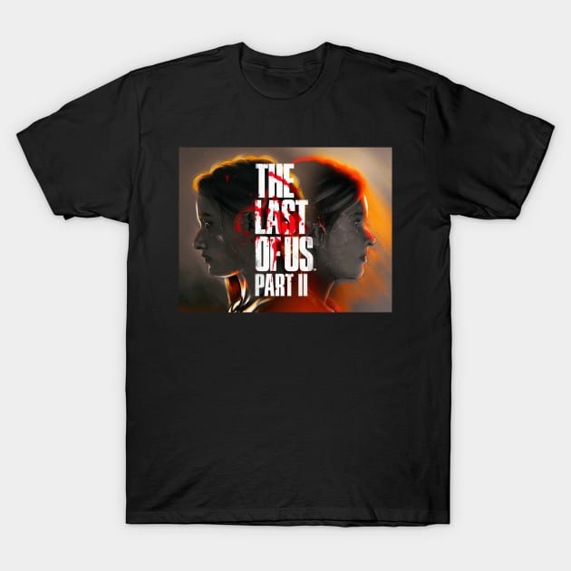 Ellie & Abby The last of us T-Shirt by Sarokey